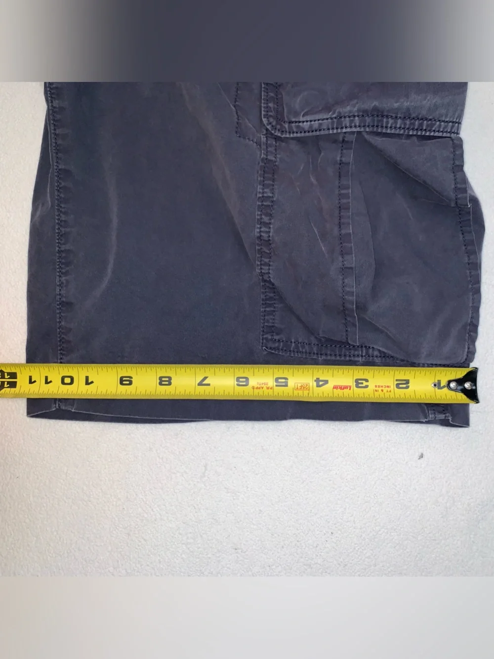 GAP Men's Cargo Shorts Blue Y2K (2009) Paratrooper Utility Skater Street Size 32